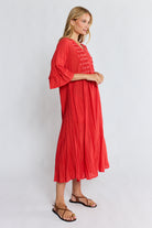 Marilyn MIDI Dress Red Dresses Lula Life