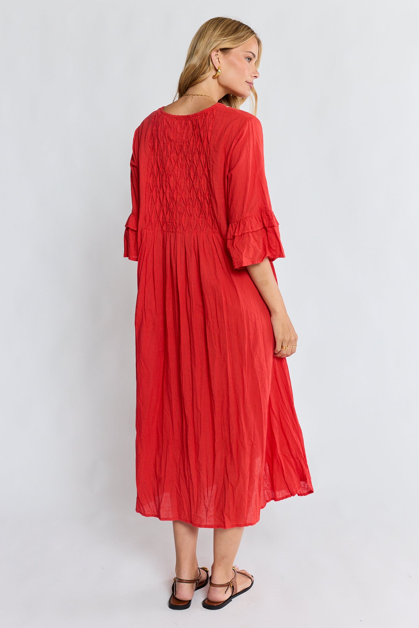 Marilyn MIDI Dress Red Dresses Lula Life
