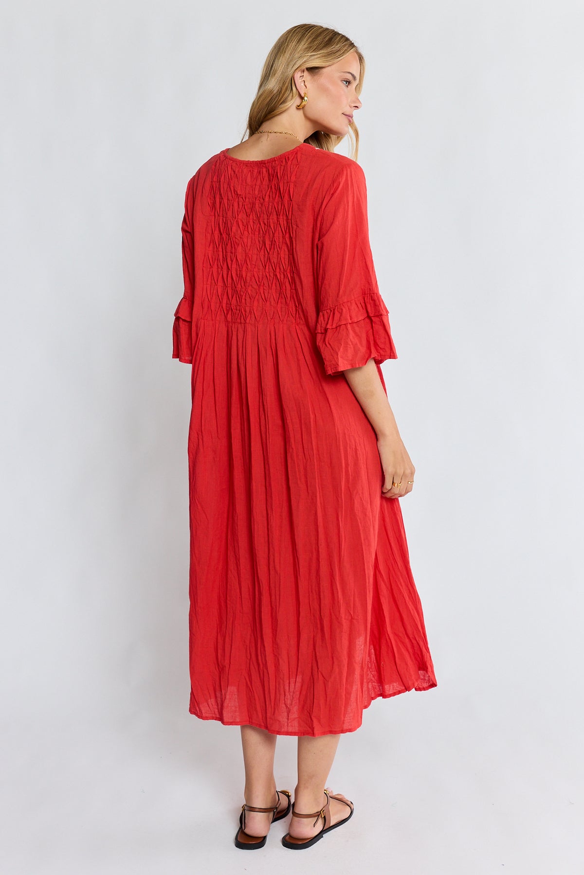 Marilyn MIDI Dress Red Dresses Lula Life