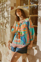 Marquita Shirt Lagoon - Global Free Style