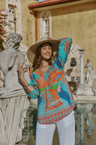 Marquita Shirt Lagoon - Global Free Style