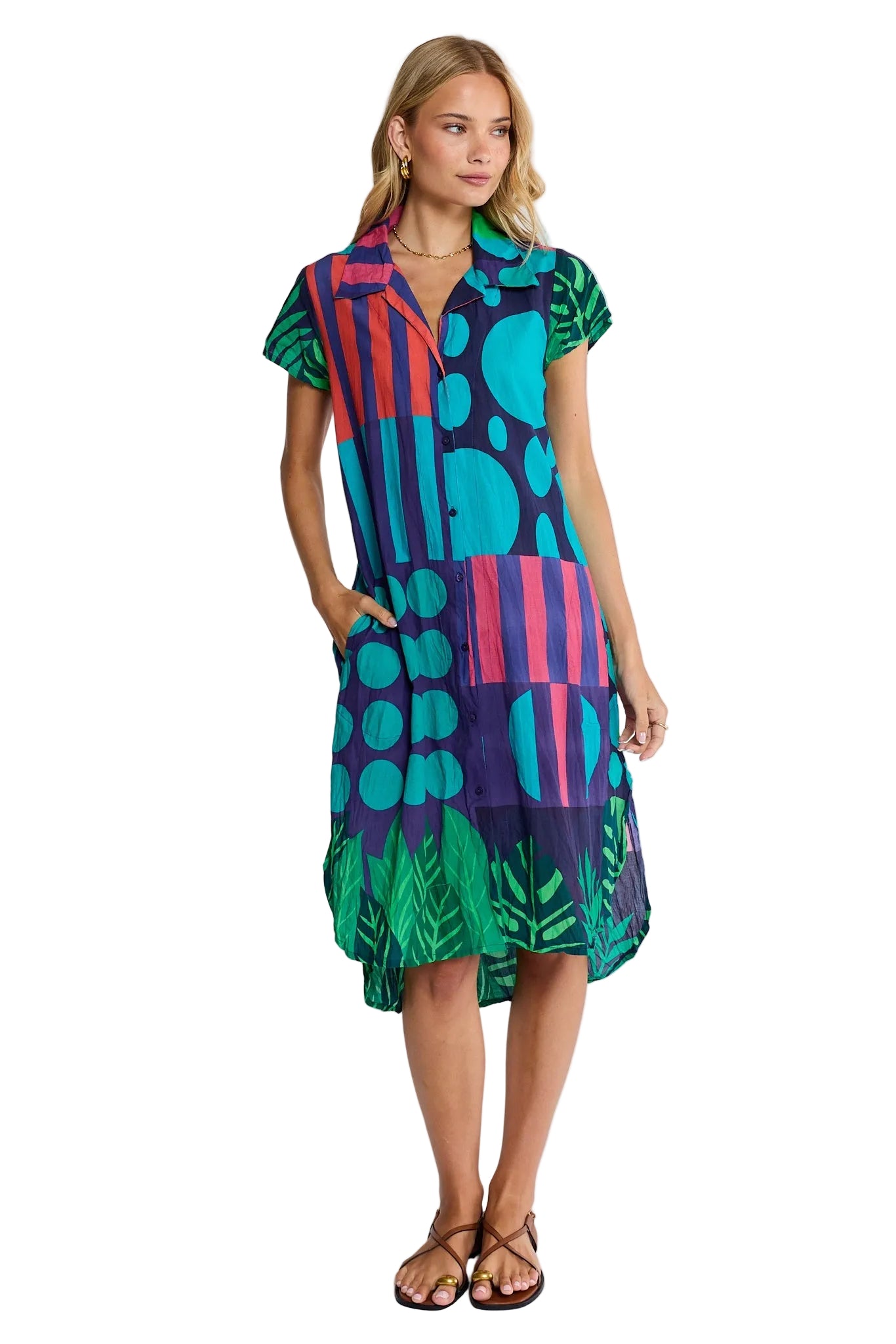 Rhea Shirtmaker Navy Tops Lula Life XS(36)