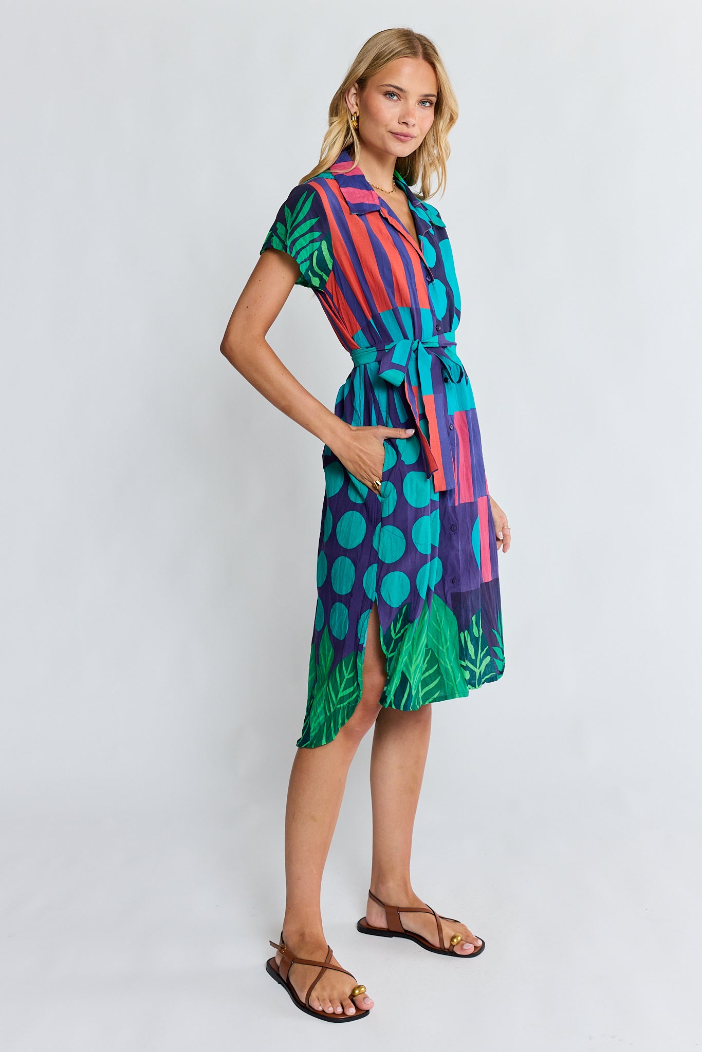 Rhea Shirtmaker Navy Tops Lula Life