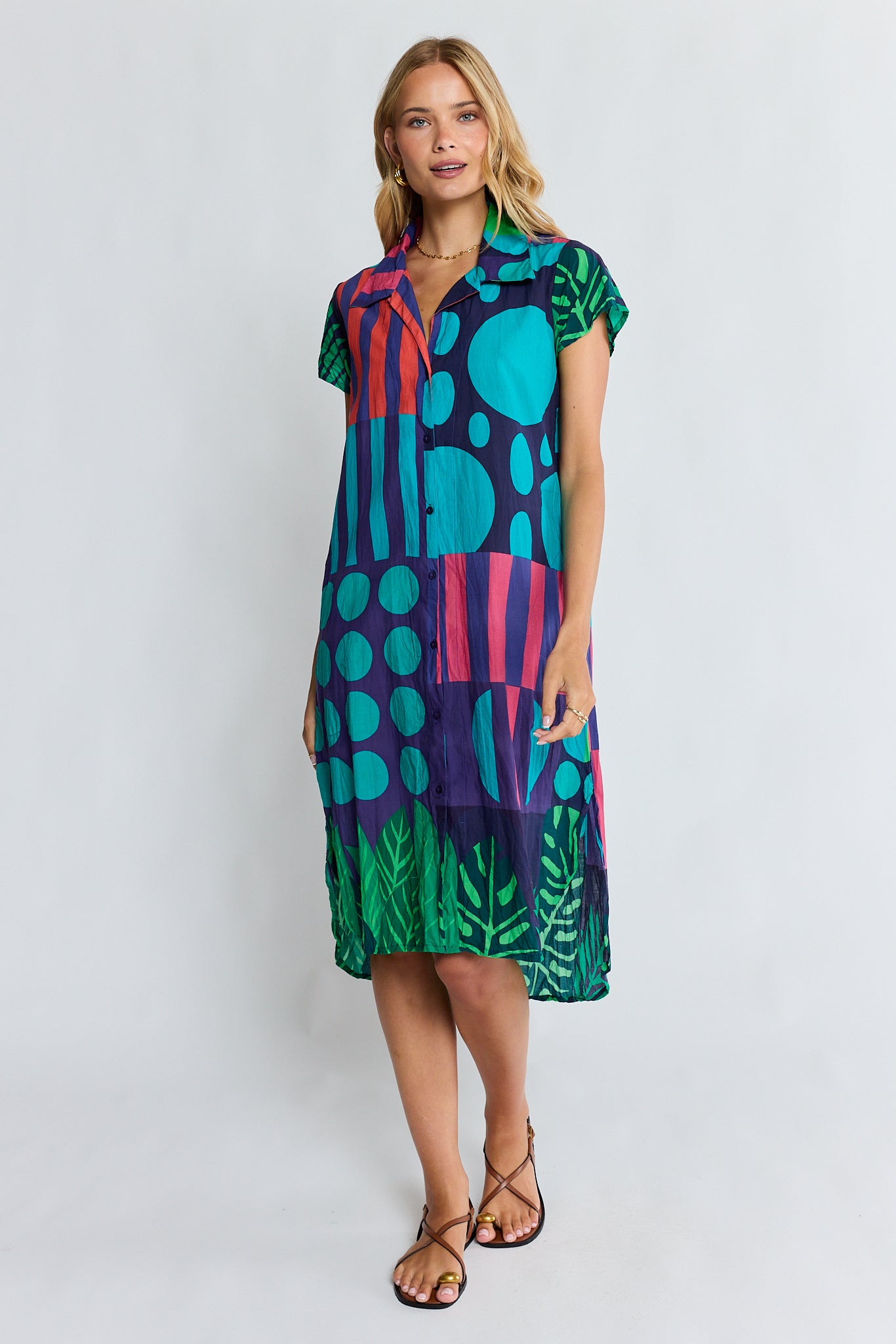 Rhea Shirtmaker Navy Tops Lula Life