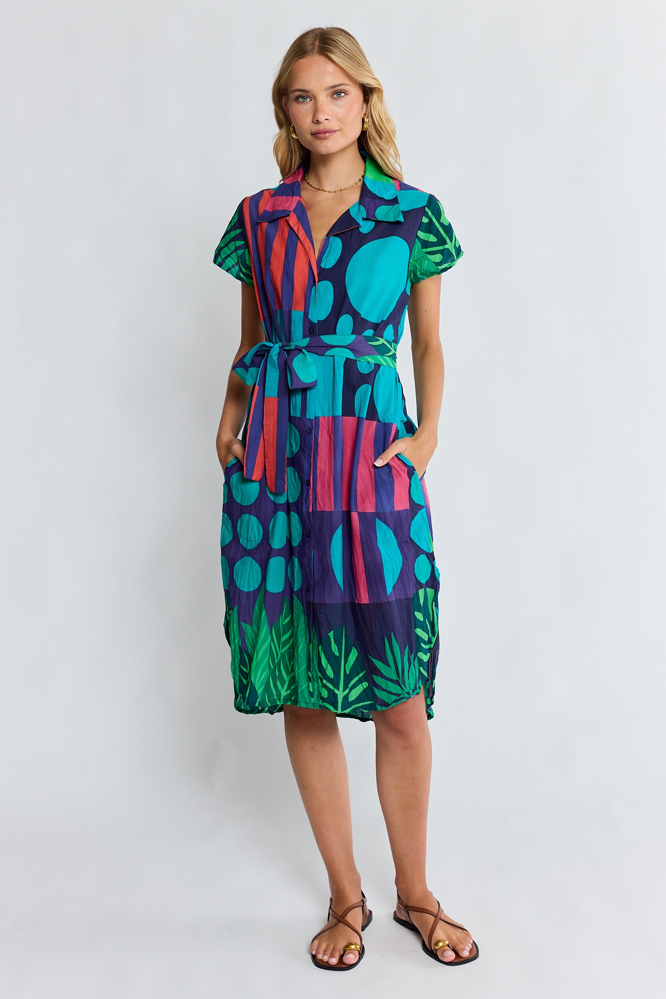 Rhea Shirtmaker Navy Tops Lula Life