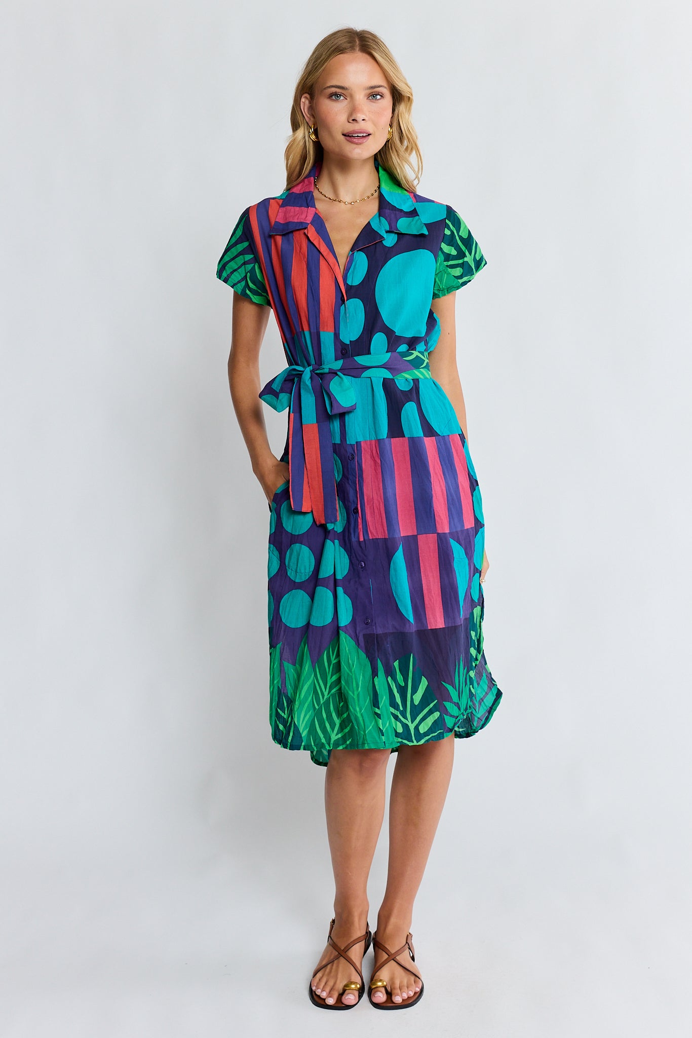 Rhea Shirtmaker Navy Tops Lula Life