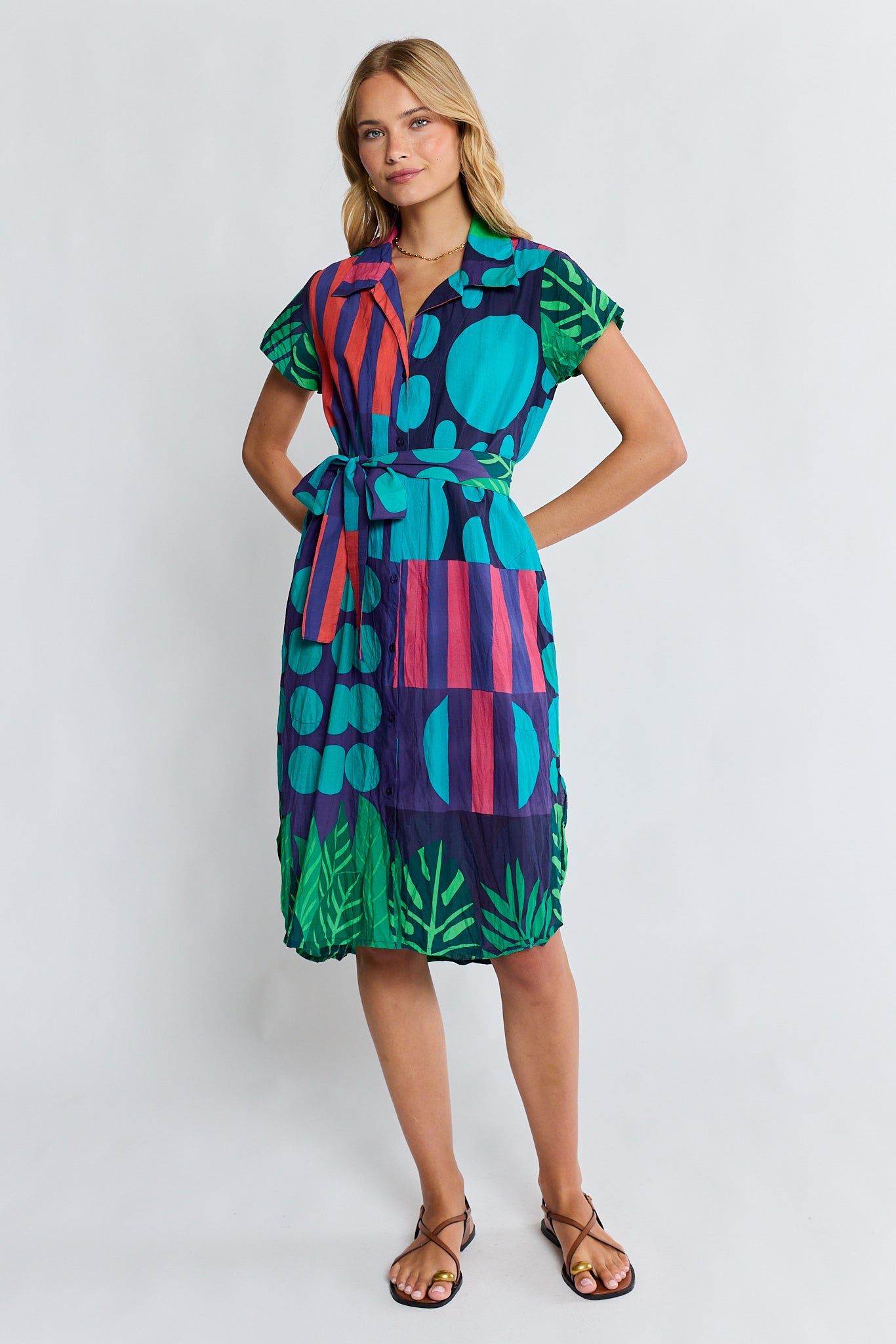 Rhea Shirtmaker Navy Tops Lula Life