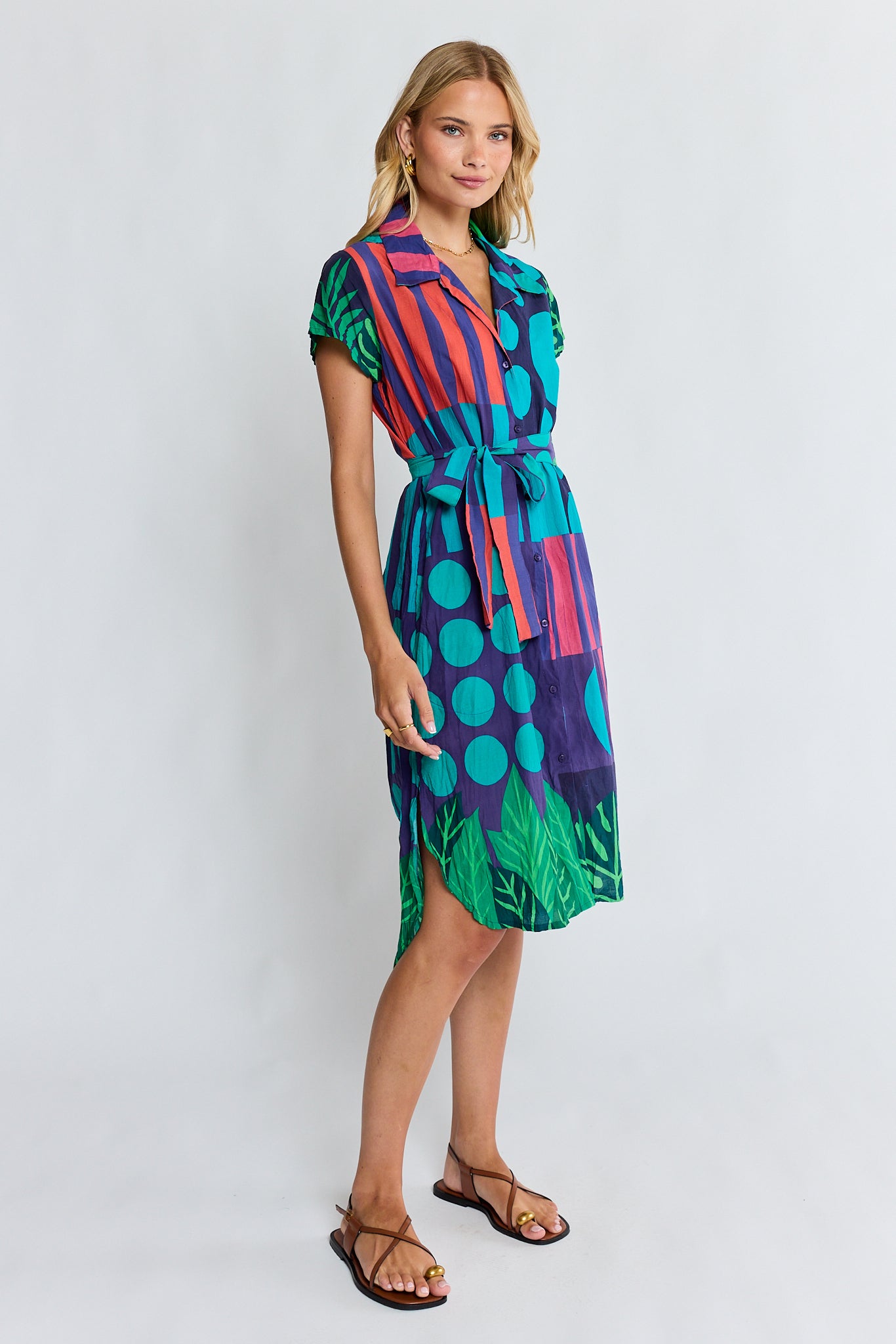 Rhea Shirtmaker Navy Tops Lula Life