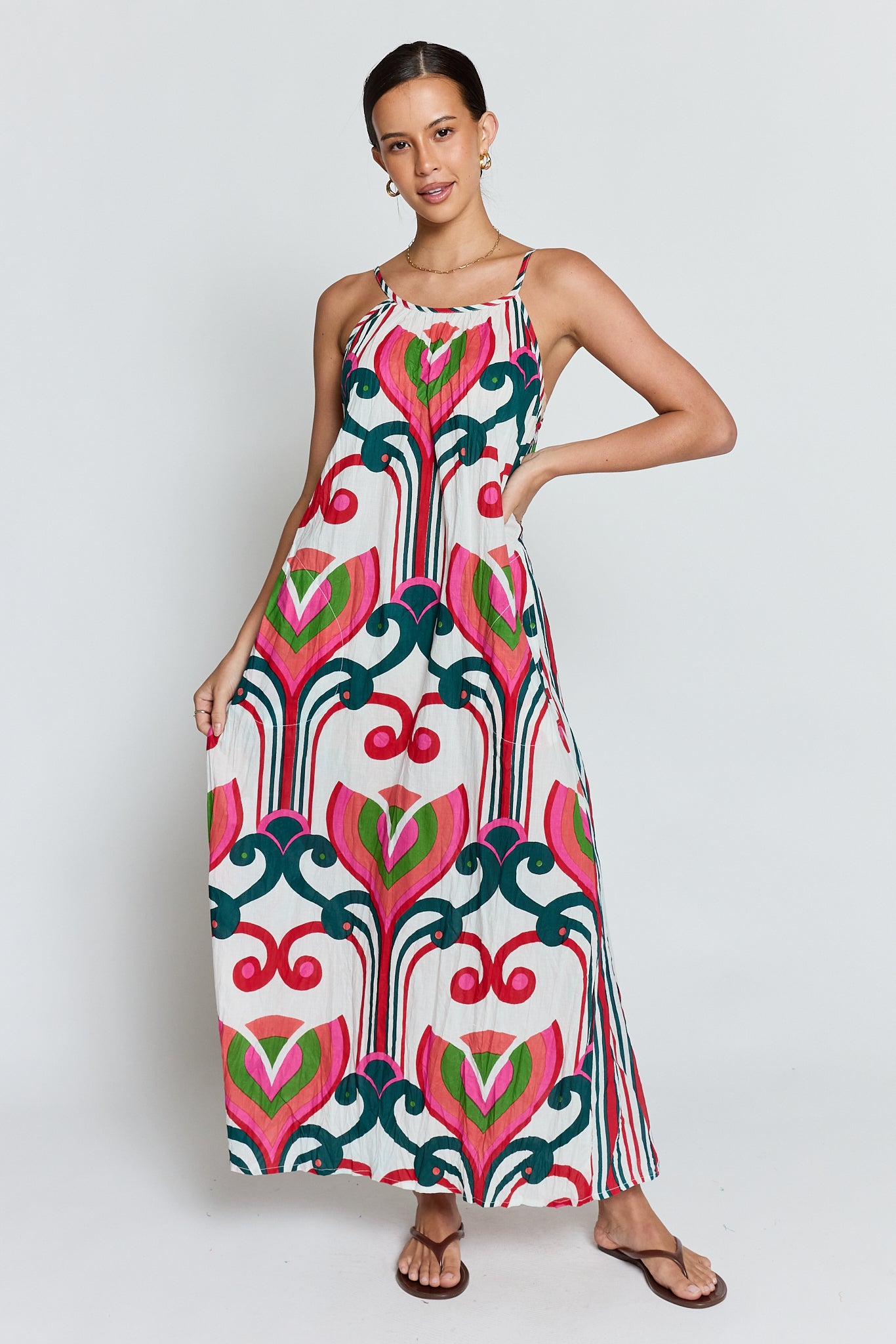 Sadie Maxi Melon Dresses Lula Life