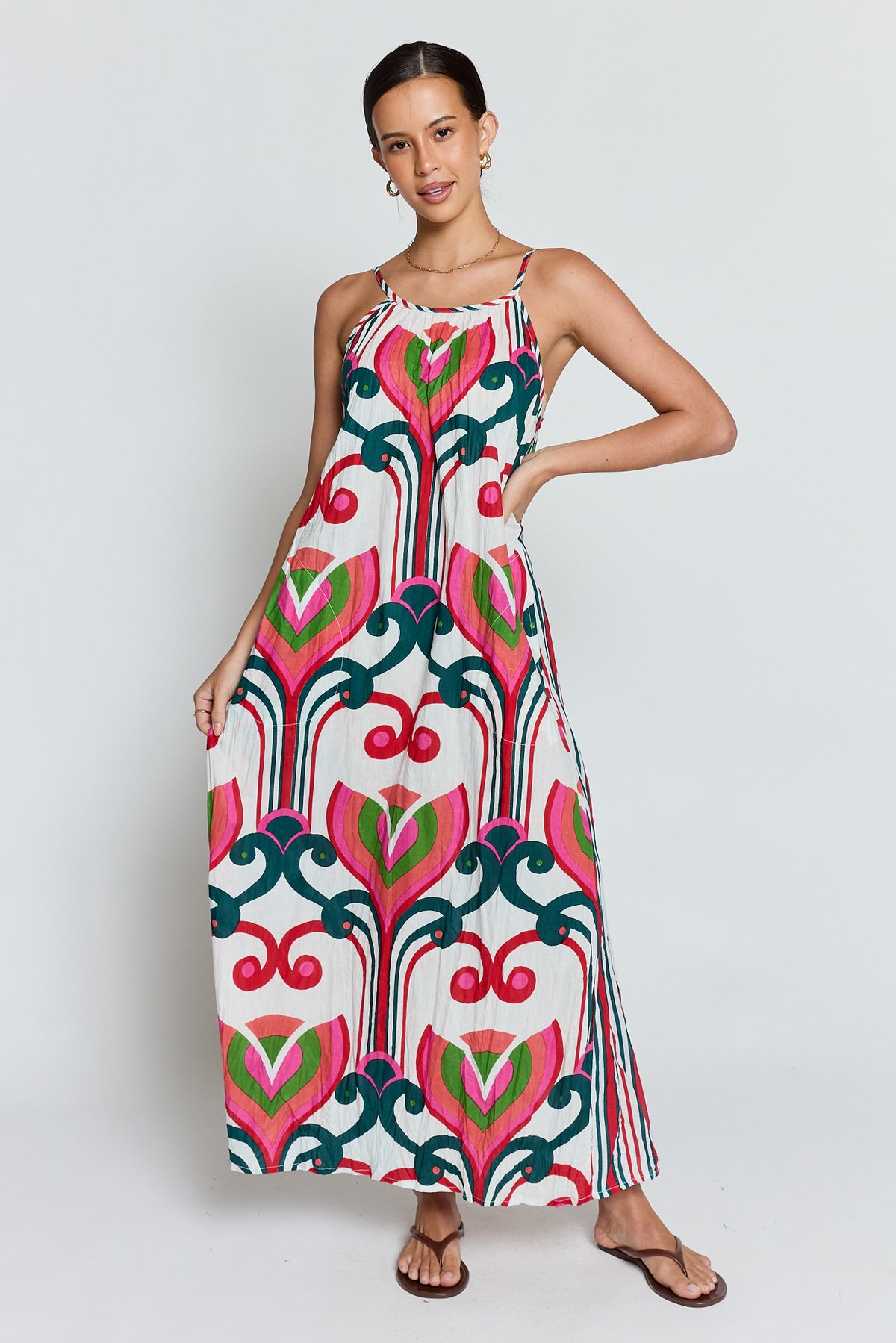 Sadie Maxi Melon Dresses Lula Life