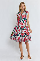 Sadie Tier Dress Melon Dresses Lula Life