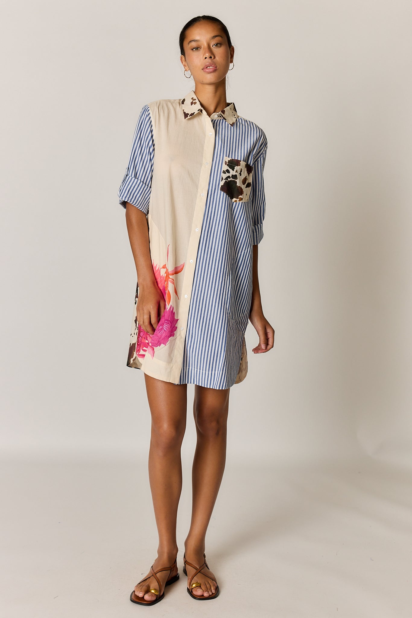 Sylvie Shirtmaker Multi Tops Lula Life