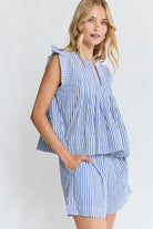 Sylvie Top Stripe Tops Lula Life