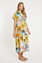 Rayna Midi Dress White - Global Free Style