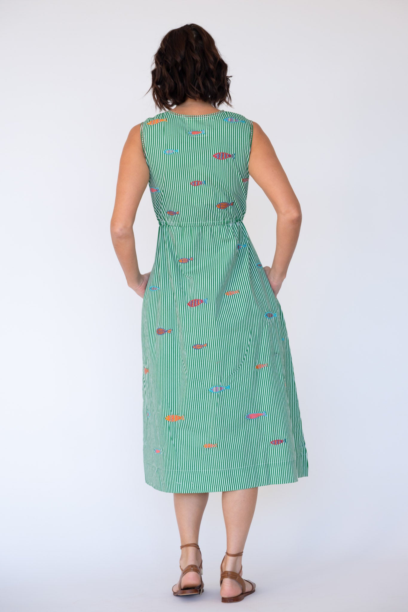 Sardine Tie Midi Sea Stripe - Global Free Style