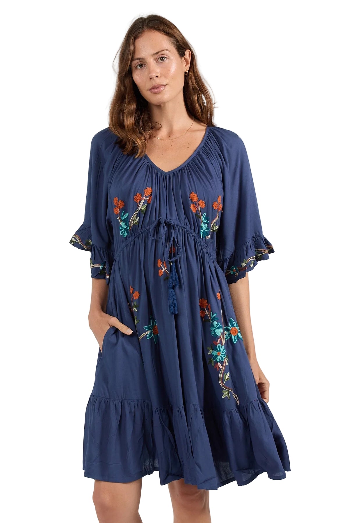 Casita Dress Navy Dresses Lula Soul XS(36)