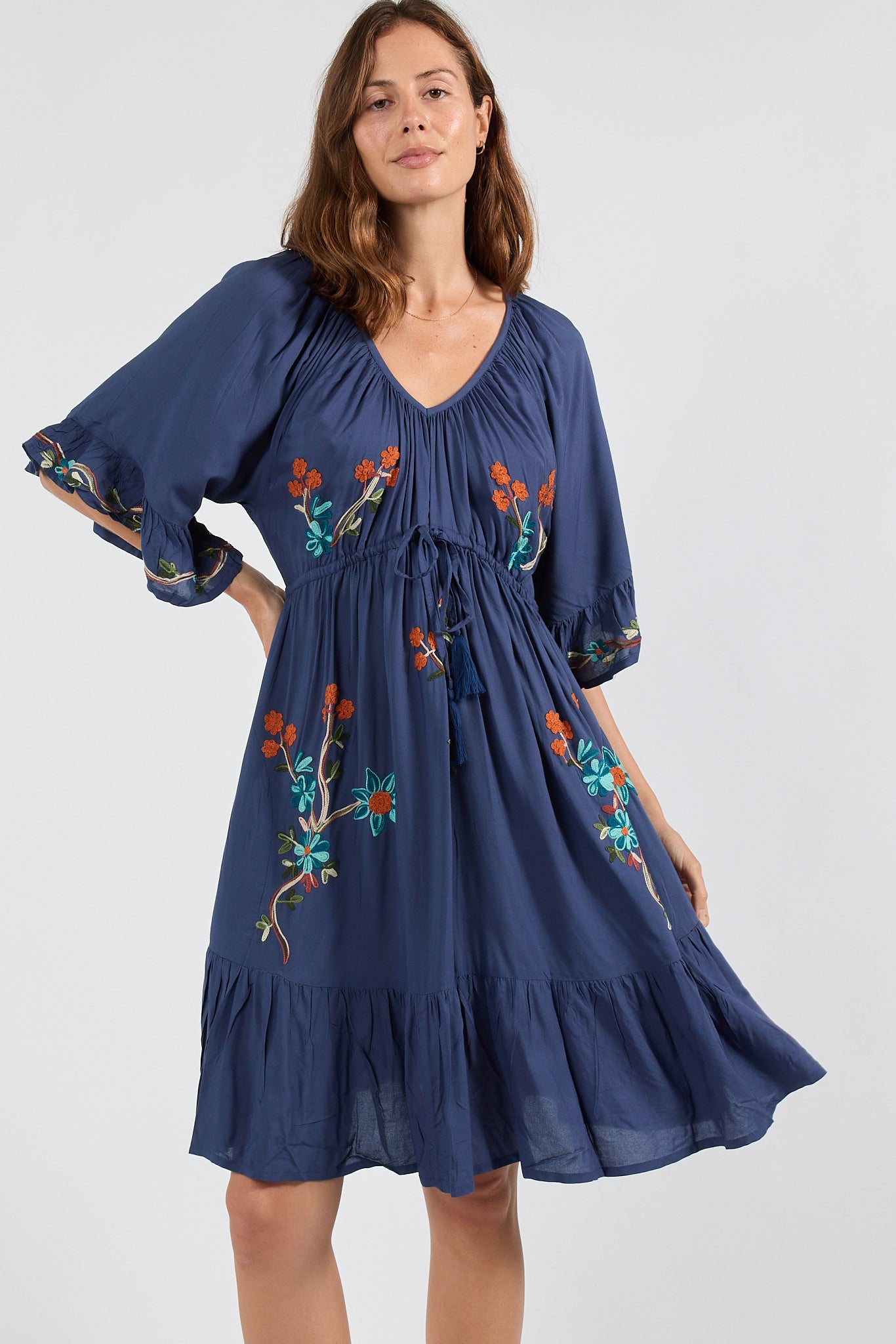 Casita Dress Navy Dresses Lula Soul