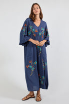 Casita MIDI Dress Navy Dresses Lula Soul