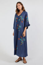 Casita MIDI Dress Navy Dresses Lula Soul