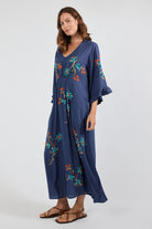 Casita MIDI Dress Navy Dresses Lula Soul