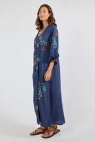 Casita MIDI Dress Navy Dresses Lula Soul