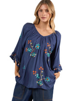 Casita Top Navy Tops Lula Soul XS(36)