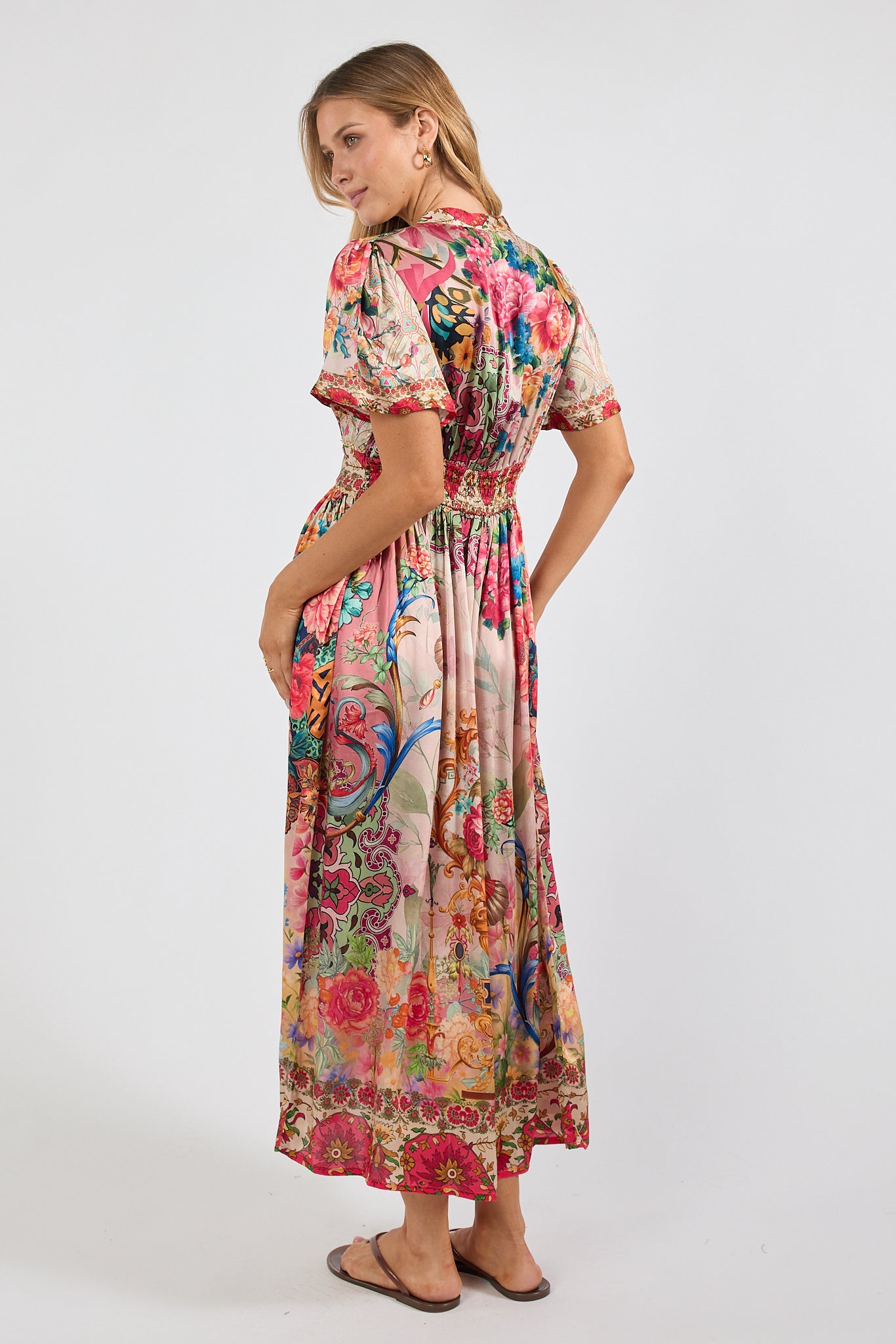 Jardine MIDI Dress Print Dresses Lula Soul