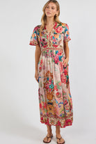 Jardine MIDI Dress Print Dresses Lula Soul