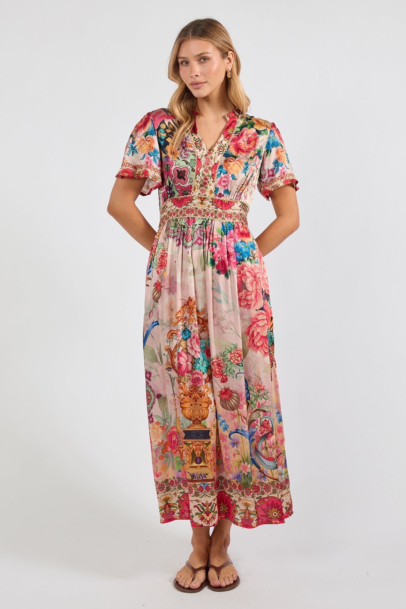 Jardine MIDI Dress Print Dresses Lula Soul