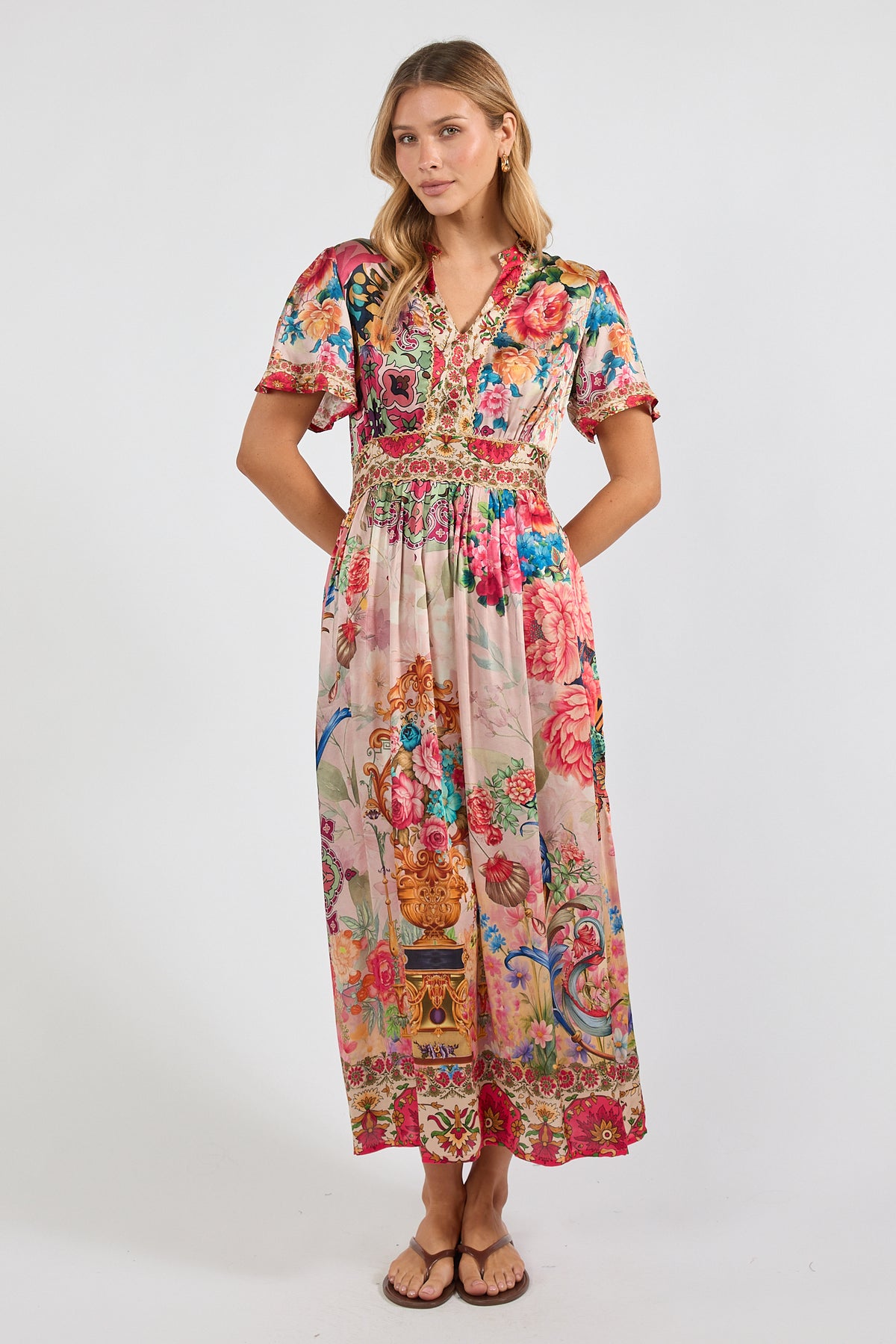 Jardine MIDI Dress Print Dresses Lula Soul
