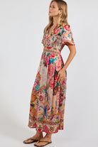 Jardine MIDI Dress Print Dresses Lula Soul