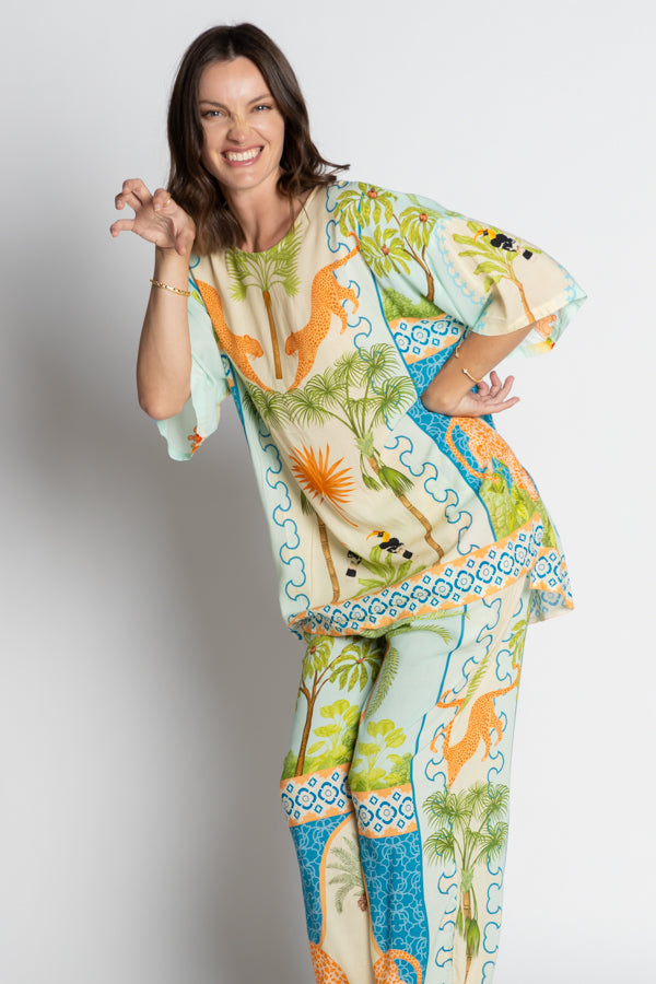 Kahala Pant Mist Bottoms Lula Soul