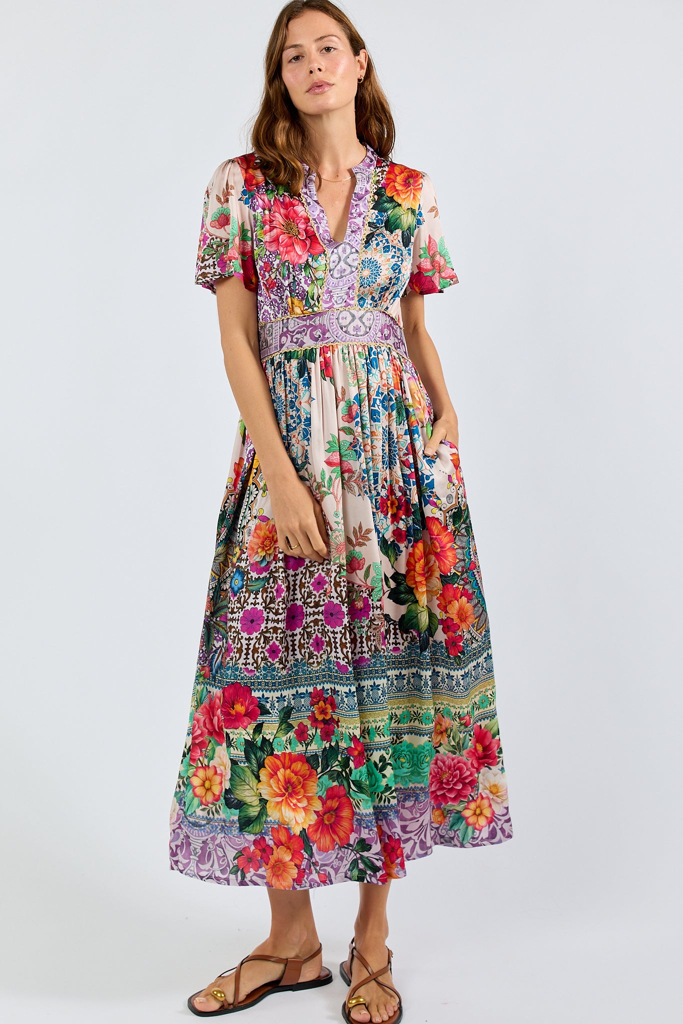 Miraval Midi Dress Lilac Dresses Lula Soul