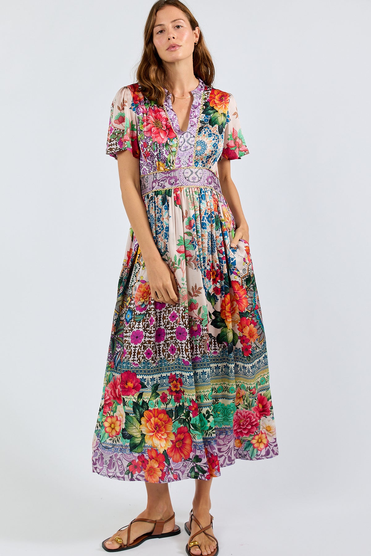 Miraval Midi Dress Lilac Dresses Lula Soul