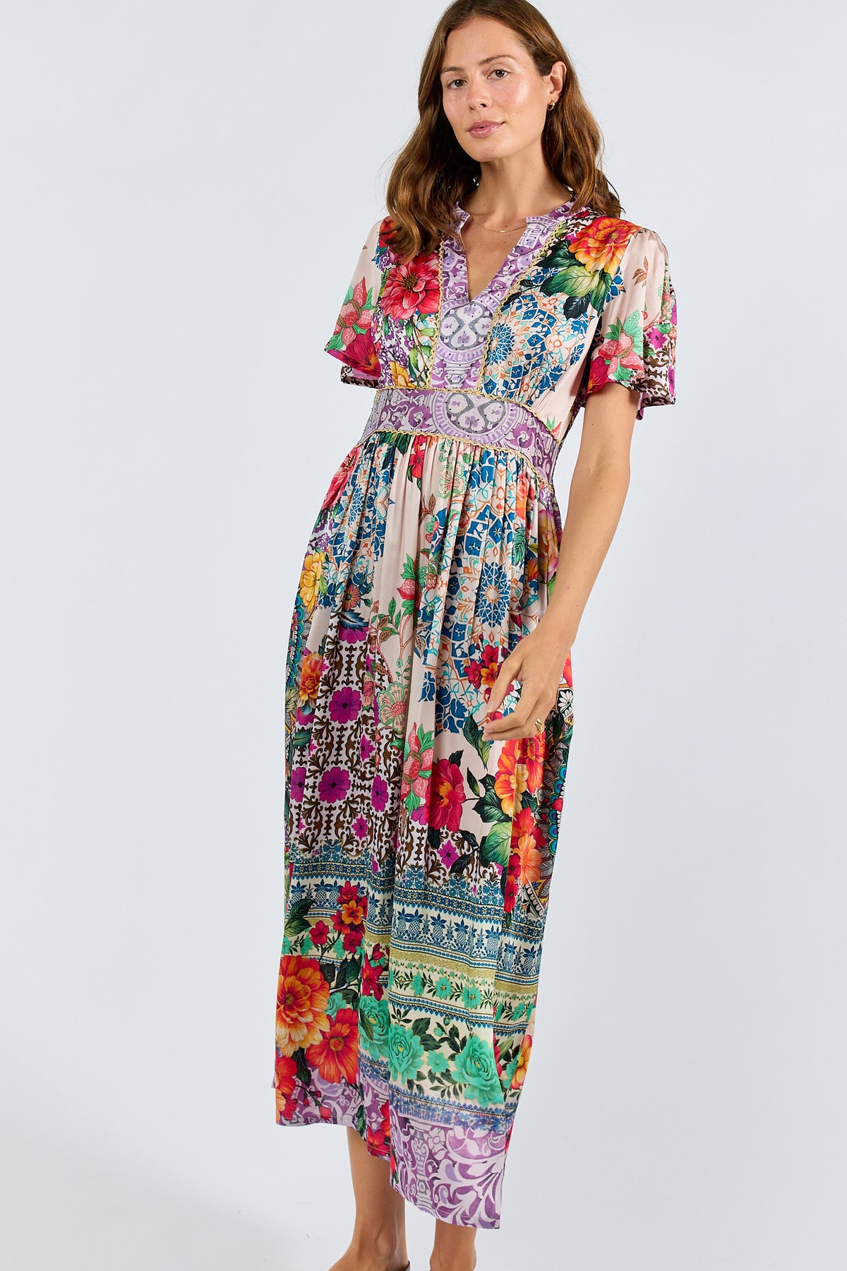Miraval Midi Dress Lilac Dresses Lula Soul