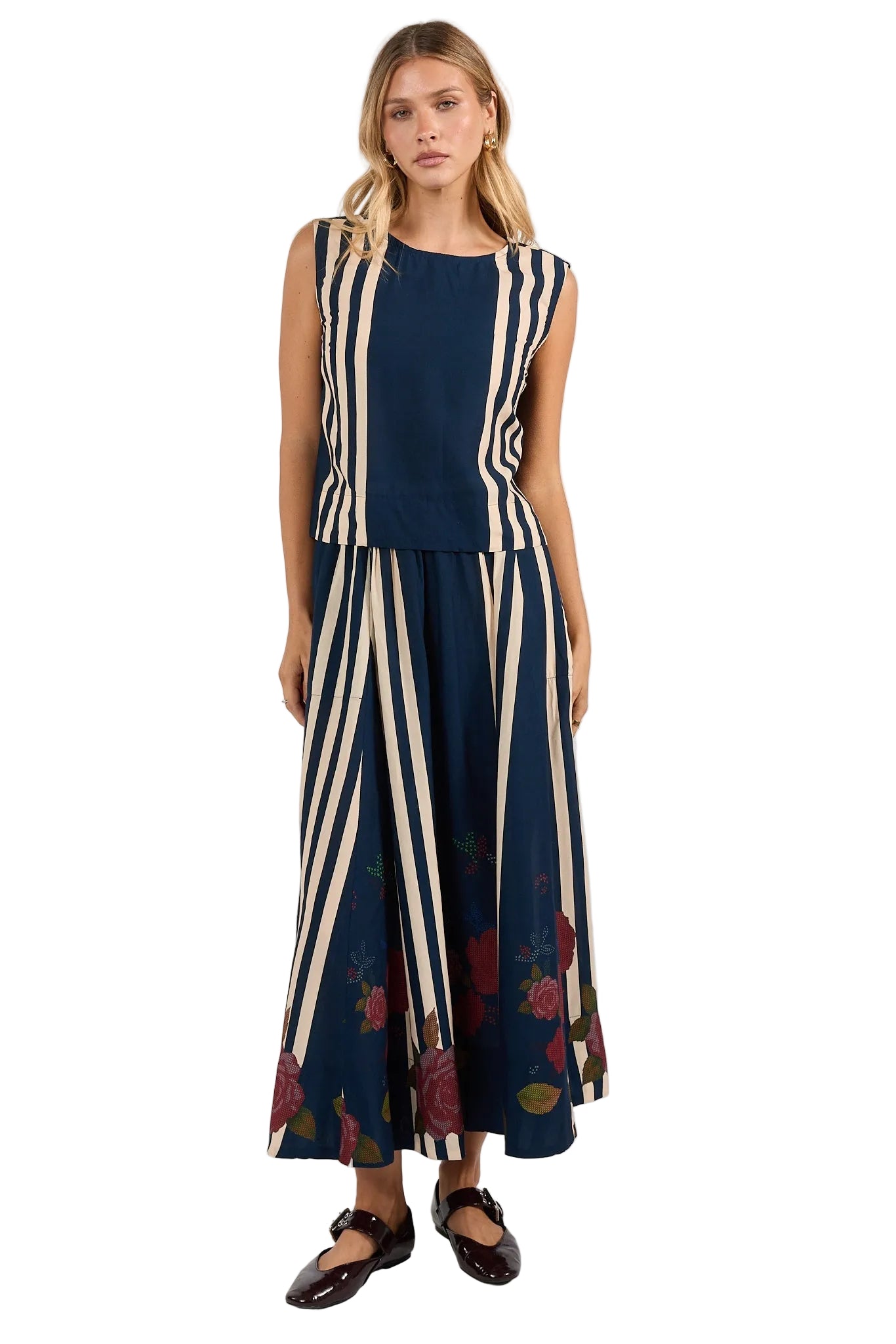 Sandos Shell Top Navy Tops Lula Soul XS(36)