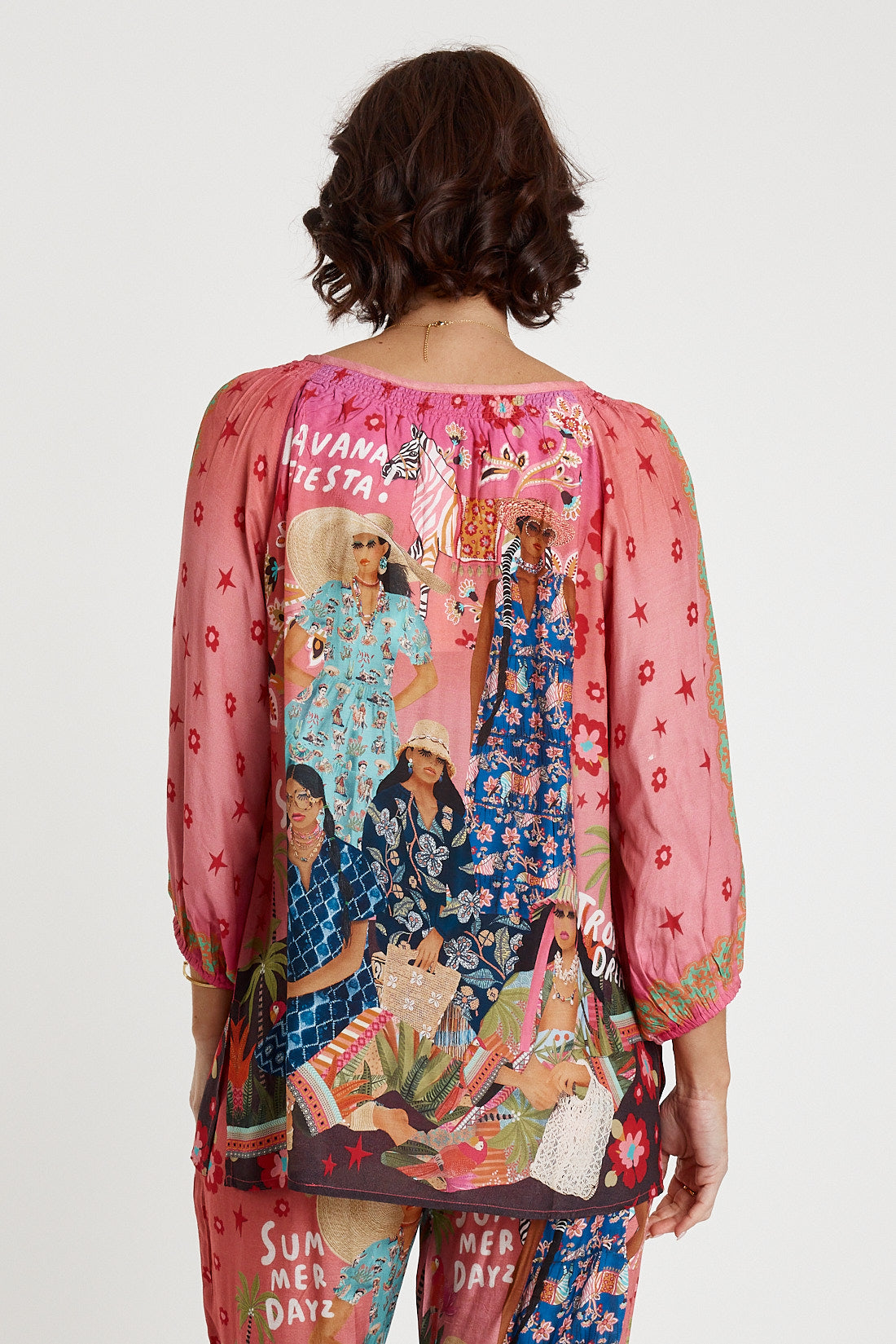 Fiesta Top Print - Global Free Style