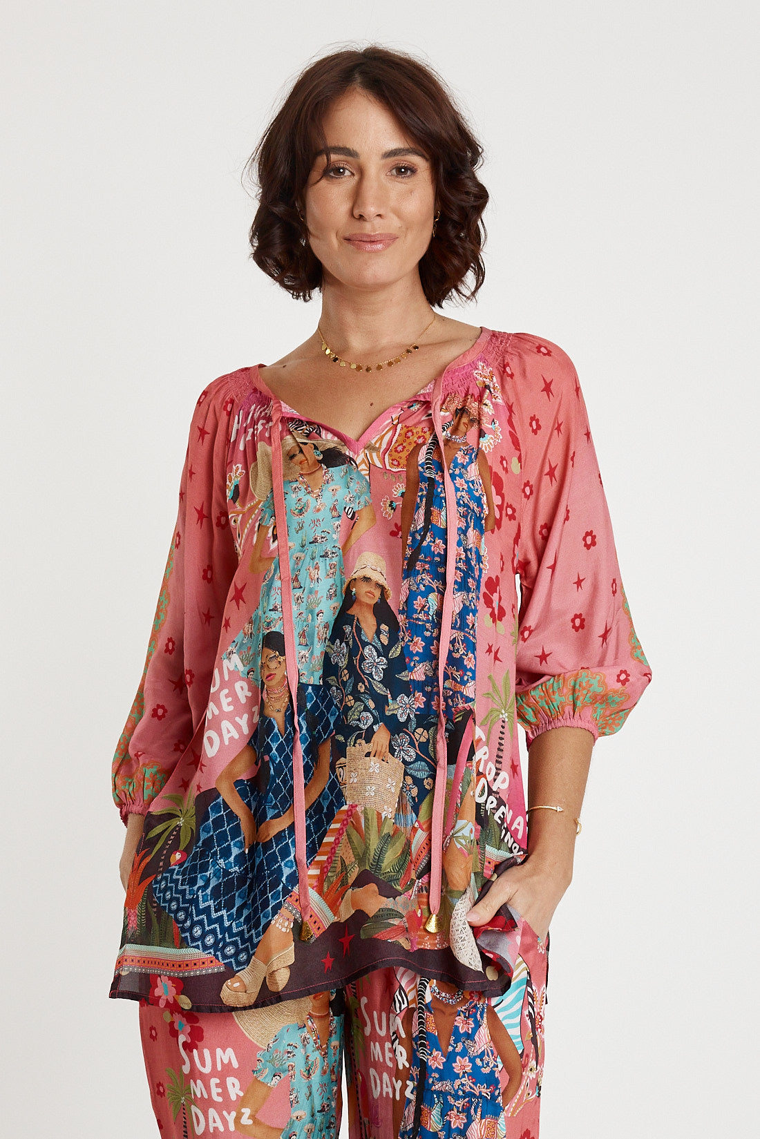 Fiesta Top Print Tops Lula Soul