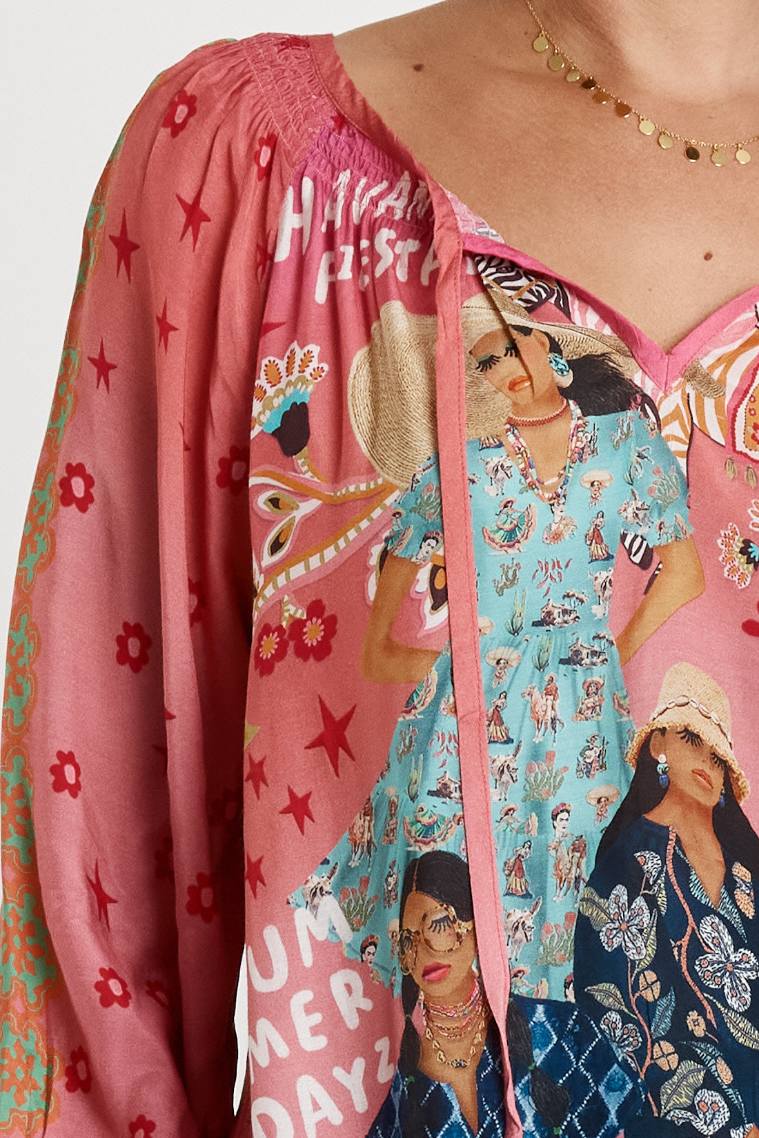 Fiesta Top Print Tops Lula Soul