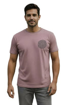 Spiral Washed Mauve Mens T-shirt Mens Tops Skumi S