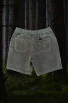Khaki Corduroy Shorts Mens Bottoms Skumi