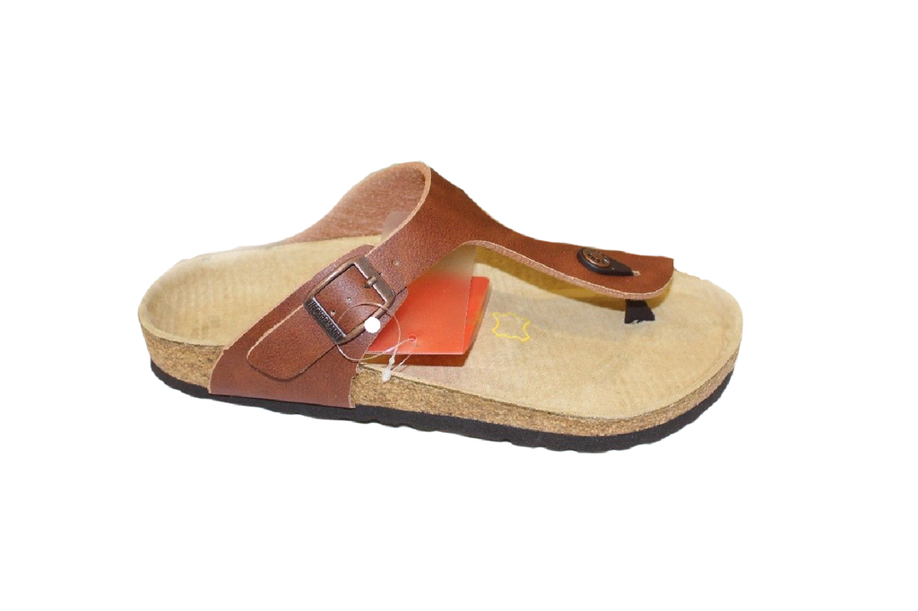 Neckermann Classic Thong Shoe Tan Brown Shoes Neckermann   