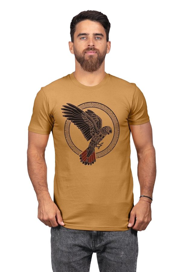 Skumi Mens T Shirt Cocky Want a Cracker Camel Mens Tops Skumi XS  