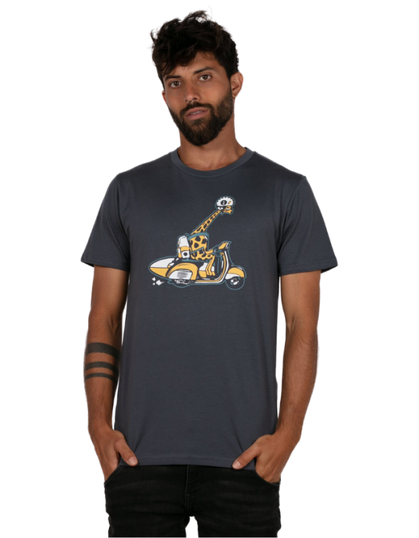 Skumi The Long Way Blue T Shirt Mens Tops Skumi XL