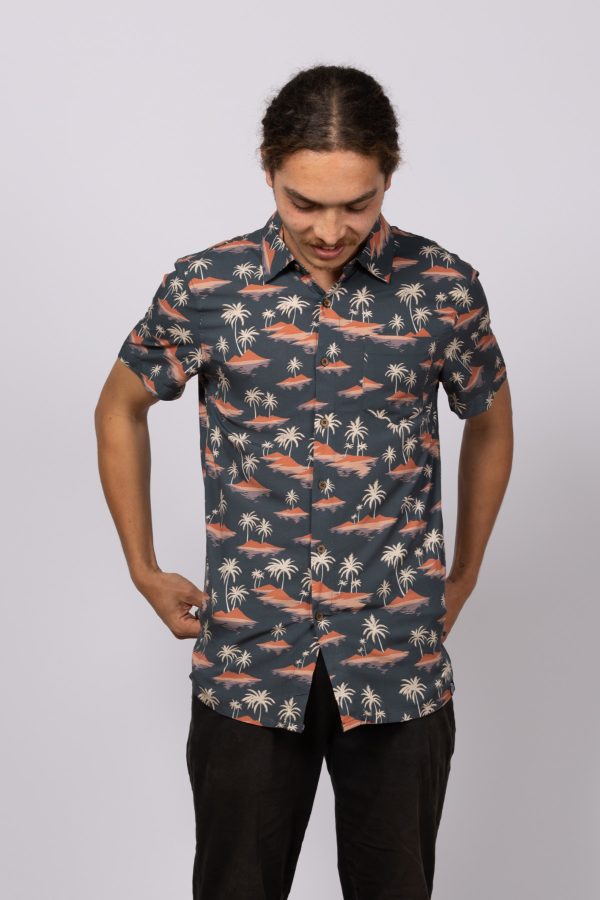 Palm Island Mens Short Sleeve Shirt Mens Tops Skumi   