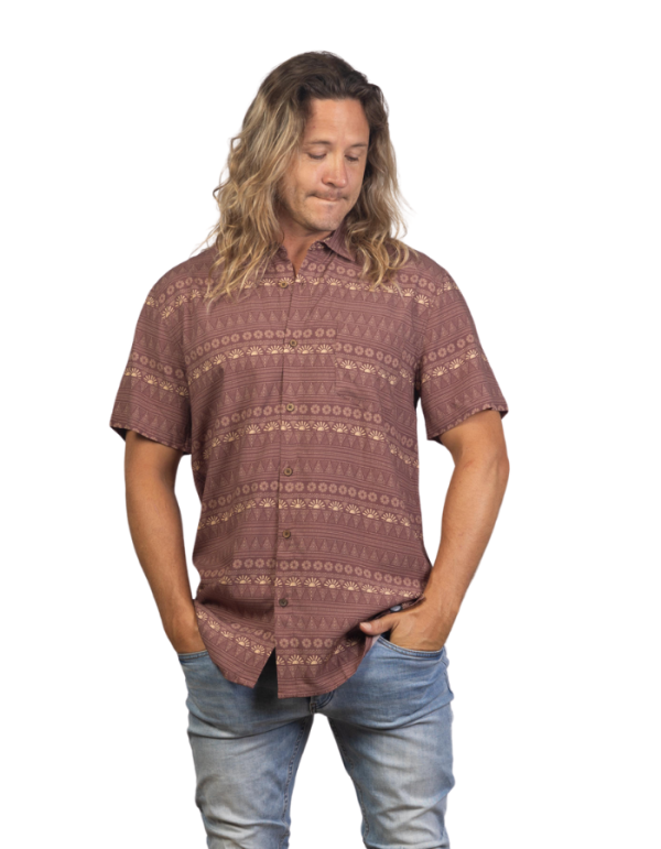 Sunset Dreams Mens Short Sleeve Shirt Mens Tops Skumi L  