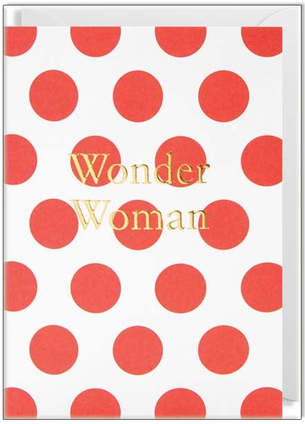 Waterlyn Wonder Woman Cards and Wrap Waterlyn   