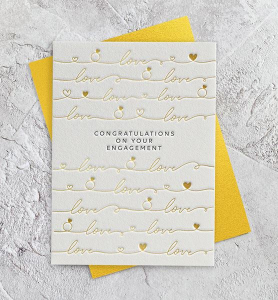 Greeting Card - Engagement Cards and Wrap Waterlyn   