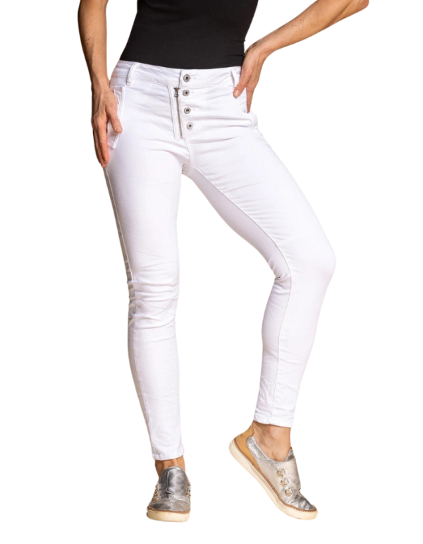 Nessie Pants in White - Global Free Style