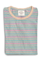 Pink Lines Hemp / Organic Cotton Mens T-Shirt Mens Tops Skumi S